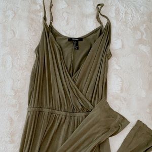 Hunter green jumpsuit